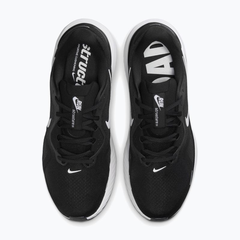 Herren-Laufschuhe Nike Structure 26 Wide black/wolf grey/metallic silver/white 4