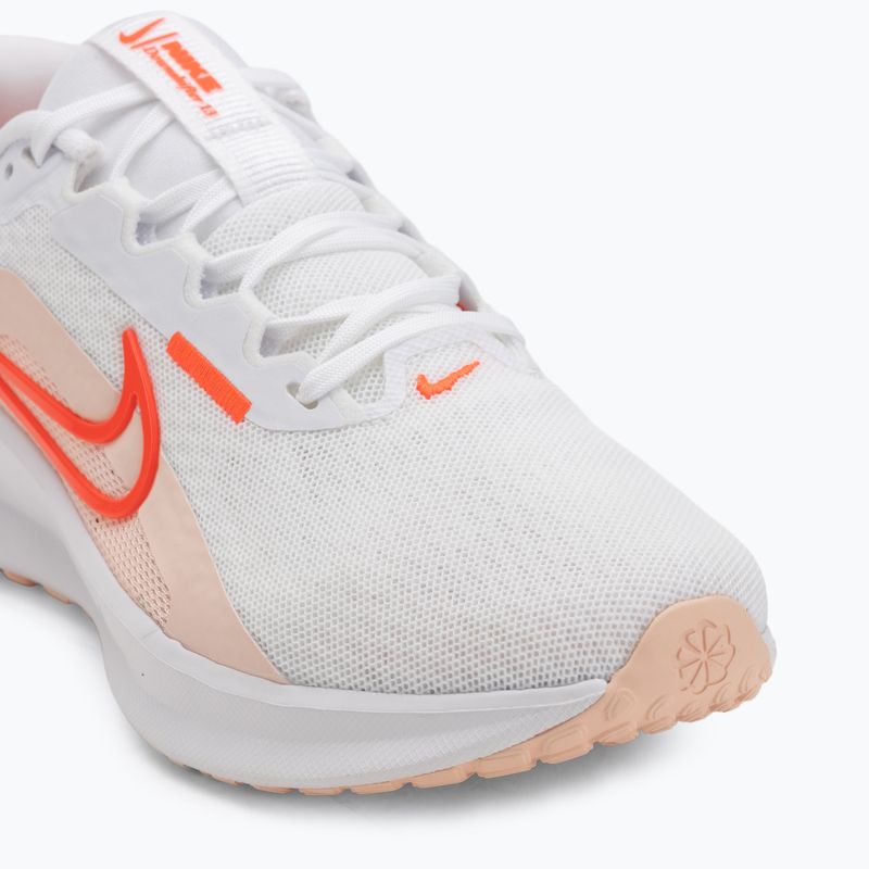 Nike Downshifter 13 Damen Laufschuhe Astronomisch Weiß / Helles Karminrot / Gewaschene Koralle 7