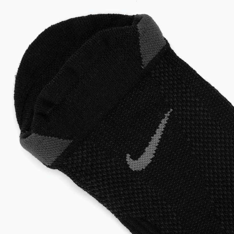 Socken Nike Running Lightweight No-Show black/dark smoke grey/smoke grey 3