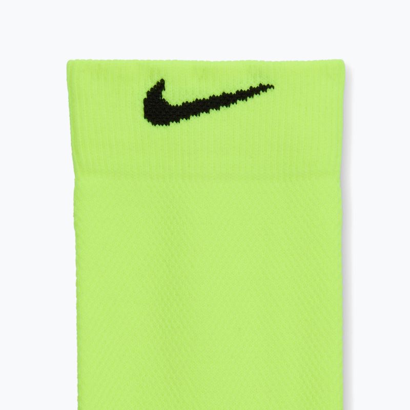 Socken Nike Running Midweight Crew volt/black/black 4