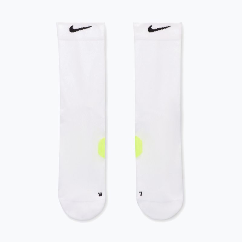 Socken Nike Running Midweight Crew white/volt/black 2