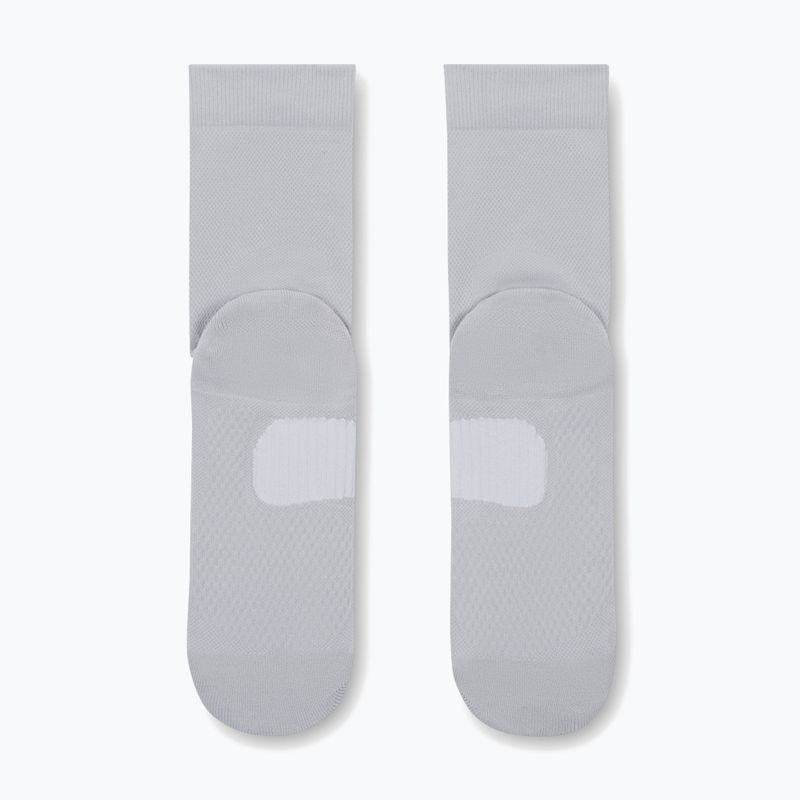Socken Nike Running Midweight Crew light smoke grey/pure platinum/white 3