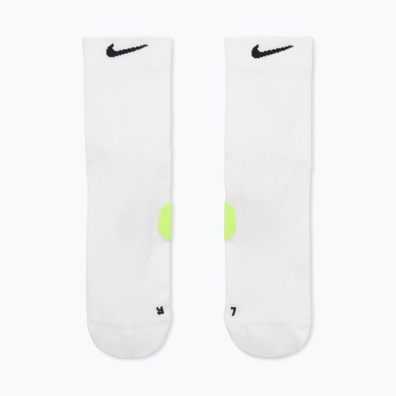 Socken Nike Running Midweight Micro Crew white/volt/black 2