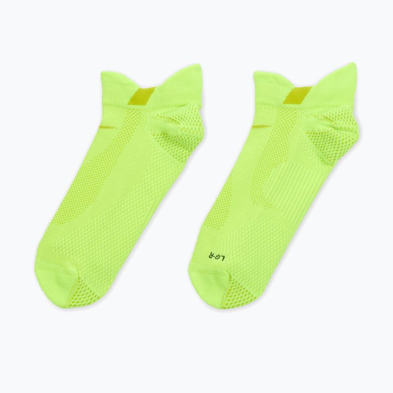 Socken Nike Running Lightweight No-Show volt/bright cactus/black/bright cactus 2
