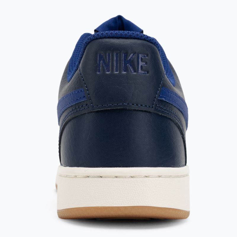 Herren Nike Court Vision Low Mitternachtsmarine/Tief Königsblau/Segel Schuhe 6