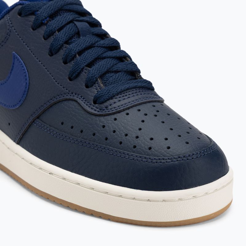 Herren Nike Court Vision Low Mitternachtsmarine/Tief Königsblau/Segel Schuhe 7