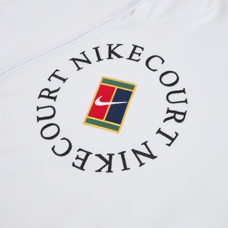 Herren Tennis-Hoodie Nike Court Dri-Fit Heritage French Terry Hoodie white/black 9