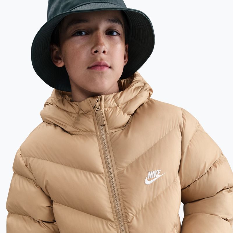 Gefütterte Kinderjacke Nike Sportswear All Day Play hemp/white 6