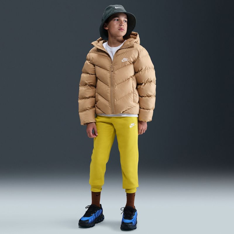Gefütterte Kinderjacke Nike Sportswear All Day Play hemp/white 9