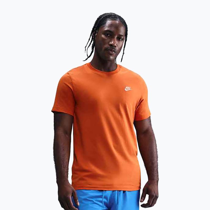 Herren T-Shirt Nike Sportswear Club campfire orange