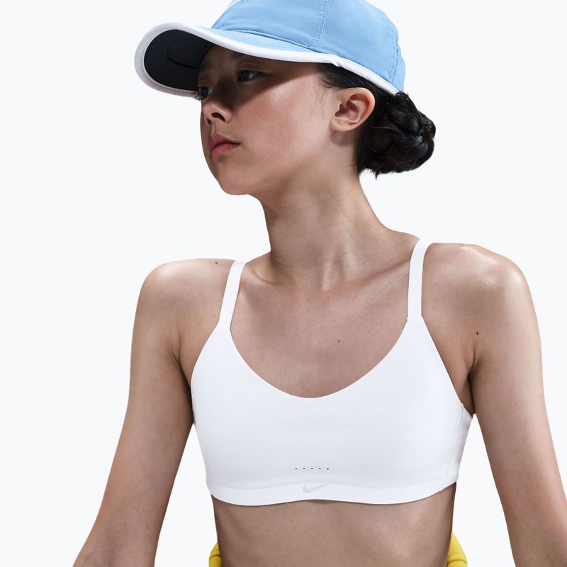 Mädchen BH Nike Alate White/Light Smoke Grey 4