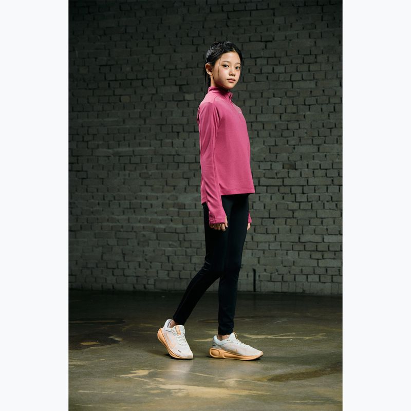 Kinder Trainings-Longsleeve Nike Dri-Fit 1/4 Zip sweet beet/white 10