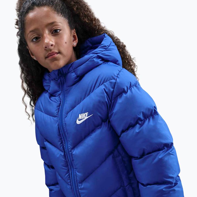 Gefütterte Kinderjacke Nike Sportswear All Day Play game royal/white 3
