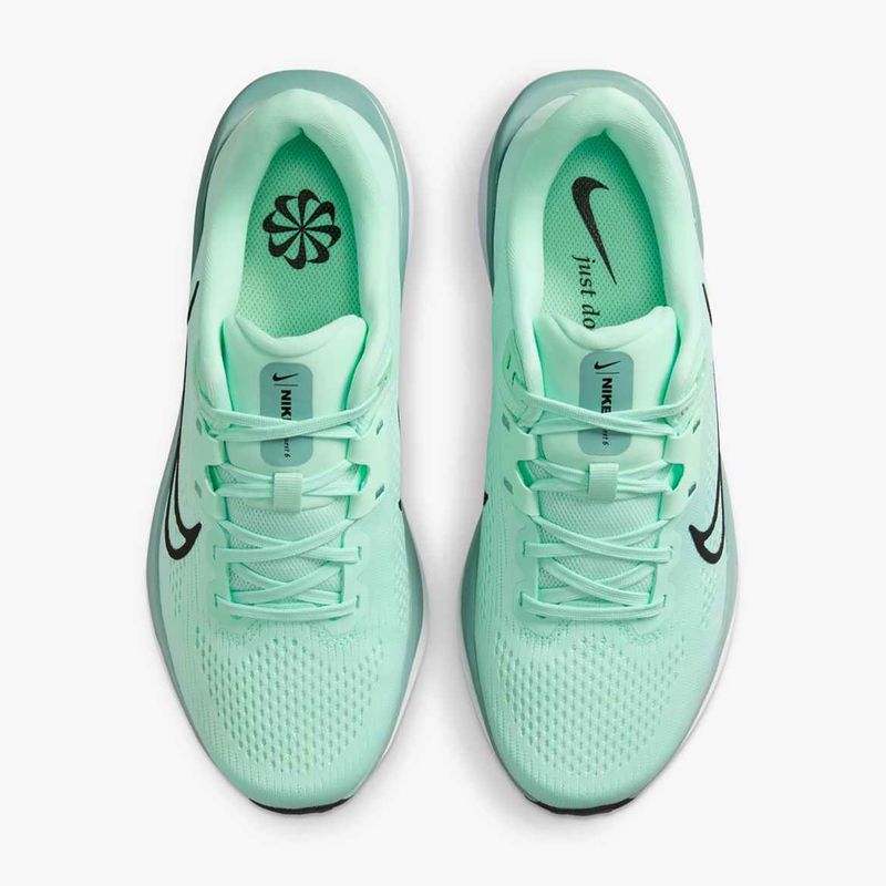 Nike Quest 6 Damen Laufschuhe mint Schaum / schwarz / Kanone / weiß 7