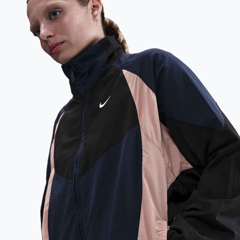 Damenjacke Nike Sportswear Oversized midnight navy/black/particle pink/sail 4