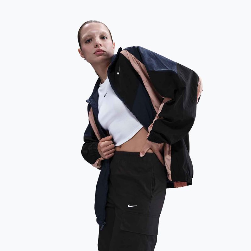Damenjacke Nike Sportswear Oversized midnight navy/black/particle pink/sail 5