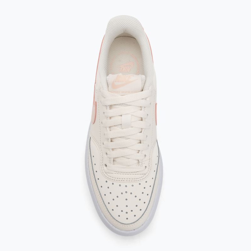 Nike Court Vision Alta Damen Schuhe blass elfenbein/gewaschene Koralle/weiß 5