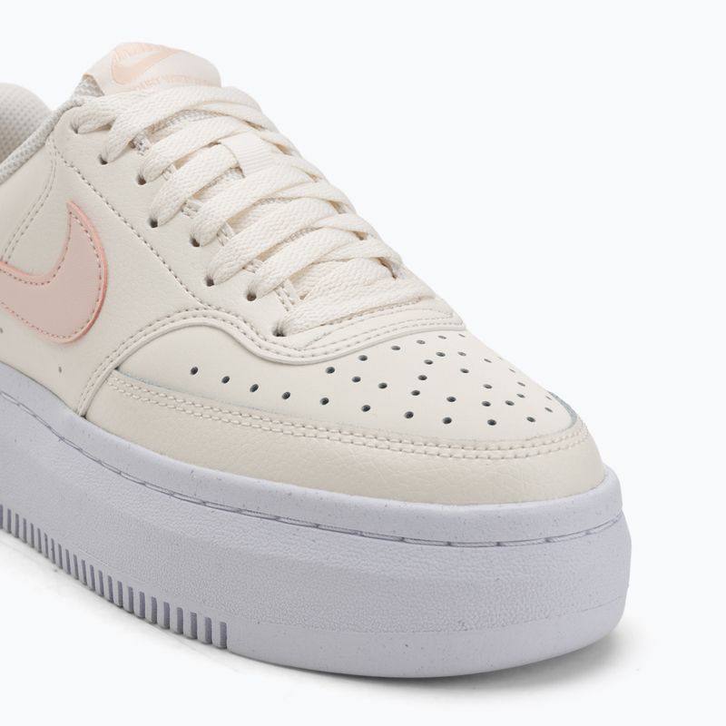 Nike Court Vision Alta Damen Schuhe blass elfenbein/gewaschene Koralle/weiß 7