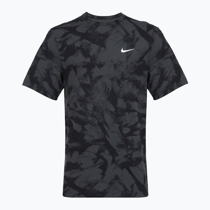 Herren Nike Hyverse Dri-Fit UV-T-Shirt anthrazit/weiß 5