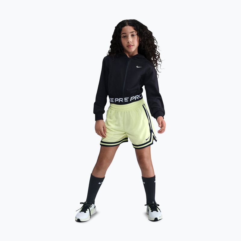 Kinder-Sweatshirt Nike Pro Fleece black/black/black/white 2
