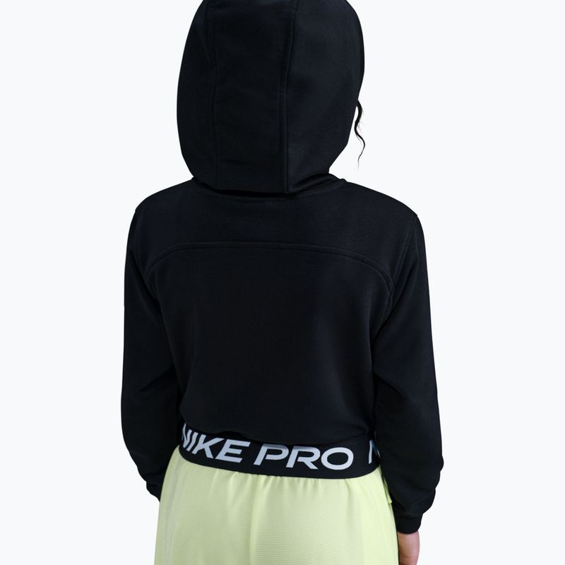 Kinder-Sweatshirt Nike Pro Fleece black/black/black/white 4
