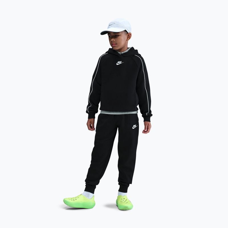 Kinder-Trainingsanzug Nike Sportswear Club Fleece Hooded black/black/white/white 2