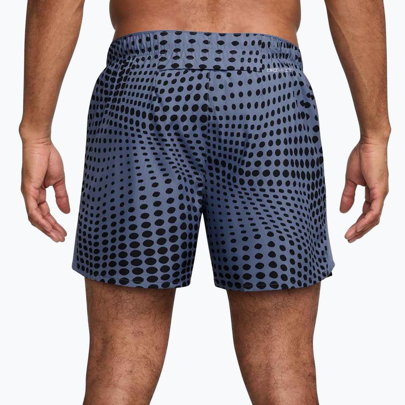 Herren Nike Dri-Fit Challenger 5" Brief-gefütterte Shorts Welt Indigo 3