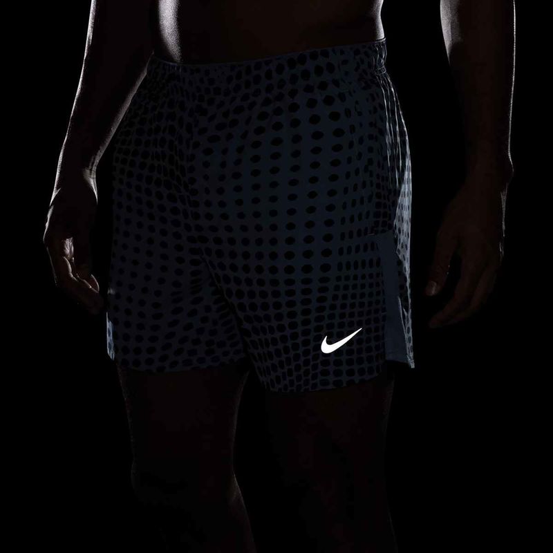 Herren Nike Dri-Fit Challenger 5" Brief-gefütterte Shorts Welt Indigo 5