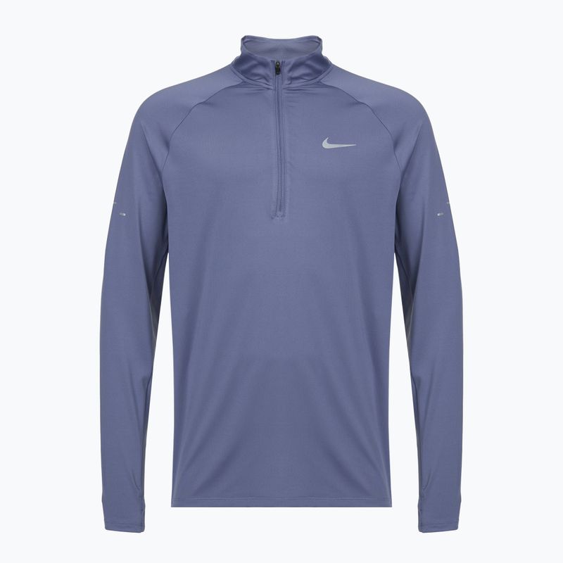 Herren Nike Stride 1/4 Zip Dri-Fit Welt Indigo Lauf Sweatshirt 7