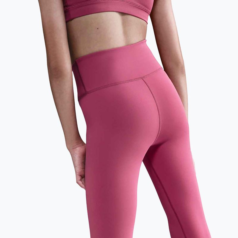 Kinder-Leggings Nike One Dri-Fit High-Waisted sweet beet/white 4