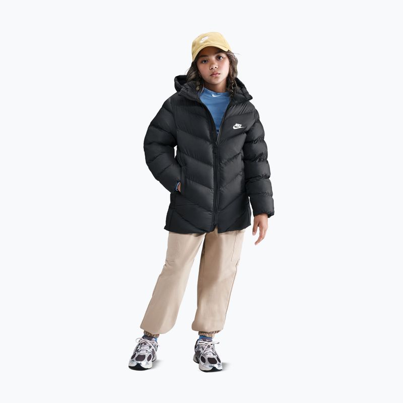 Gefütterte Kinderjacke Nike Sportswear All Day Play black/white 3