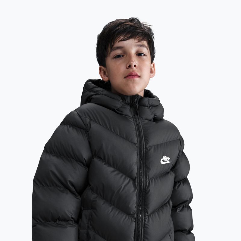 Gefütterte Kinderjacke Nike Sportswear All Day Play black/white 6