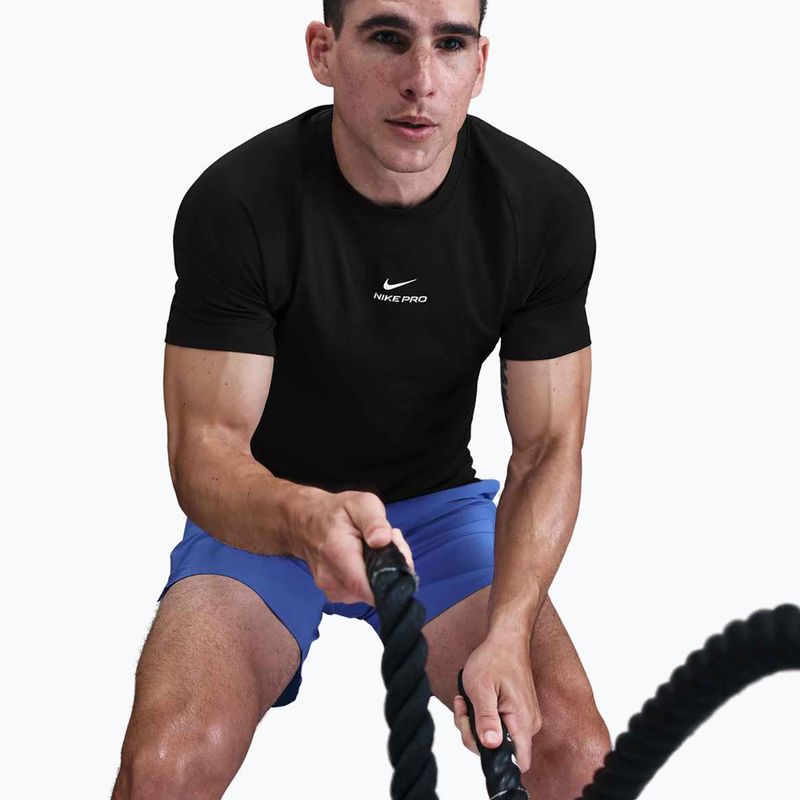 Herren-Trainingsshirt Nike Pro Training Dri-Fit black/white 5