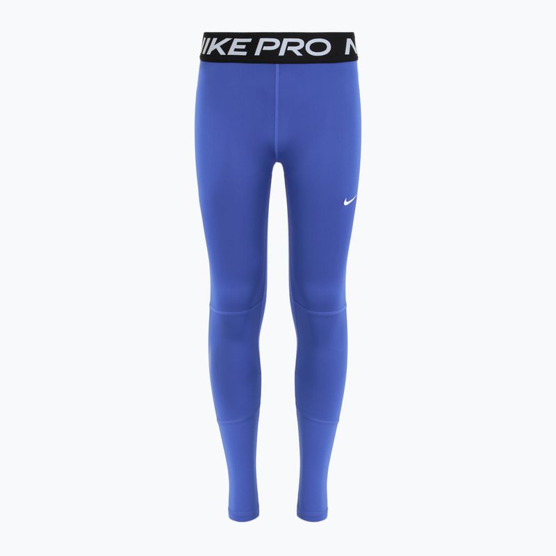 Nike Pro Dri-FIT Komet blau/schwarz/weiß Kinder-Leggings 7