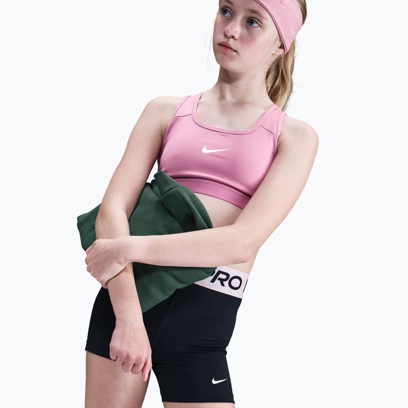 Kinder-Shorts Nike Pro black/med soft pink/white 4