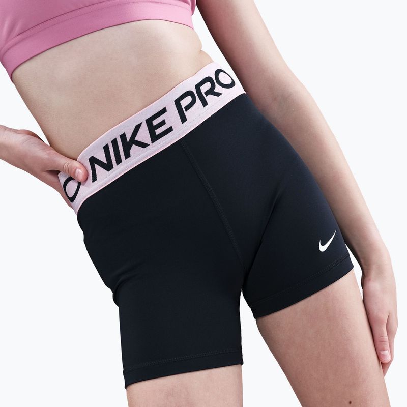 Kinder-Shorts Nike Pro black/med soft pink/white 6