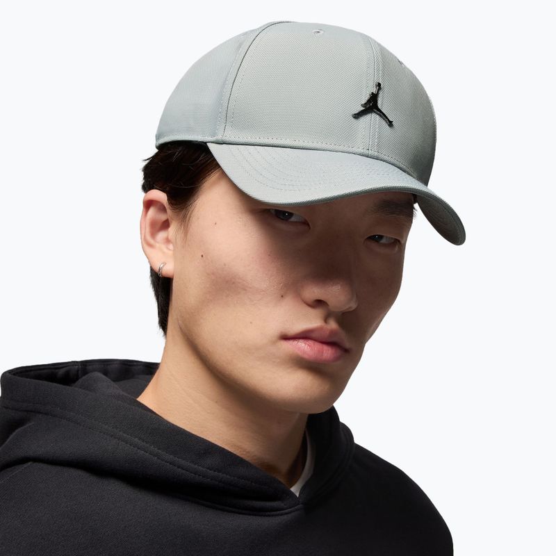 Basecap  Jordan Rise Structured Metal Jumpman light smoke grey/R511 9
