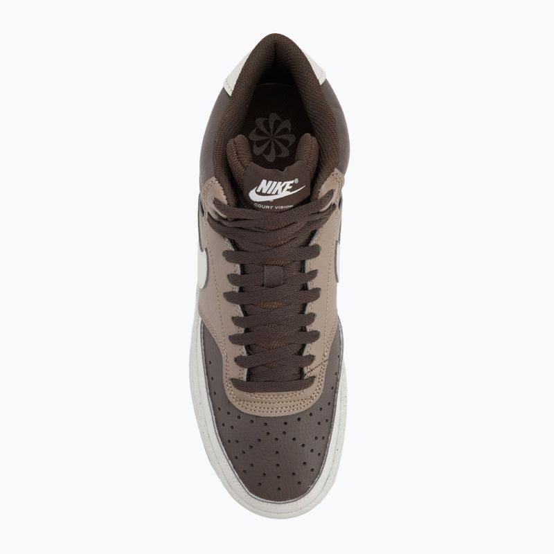 Herren-Sneaker Nike Court Vision Mid Next Nature baroque brown/mink brown/light bone 5