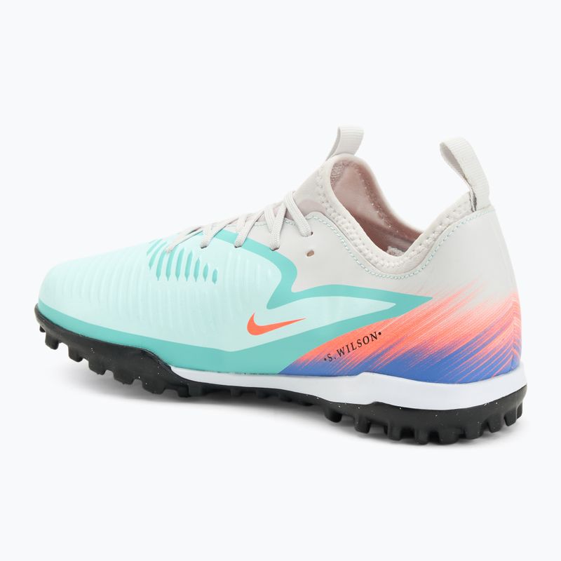 Kinder-Fußballschuhe Nike United Phantom 6 Low Academy Jr TF pistachio frost/hyper orange 3