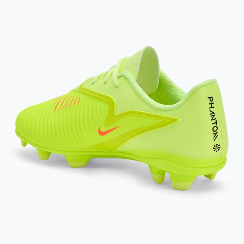 Kinder-Fußballschuhe Nike Phantom 6 Low Club MG Hyper Crimson/Limelight/Black 3