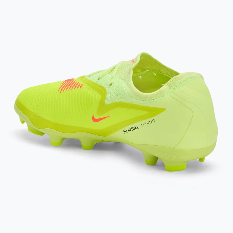 Kinder-Fußballschuhe Nike Phantom 6 Low Pro FG/MG hyper crimson/limelight/black 3