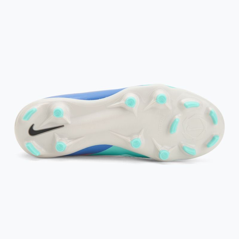 Kinder-Fußballschuhe Nike United Phantom 6 High Academy Jr FG/MG pistachio frost/hyper orange 4