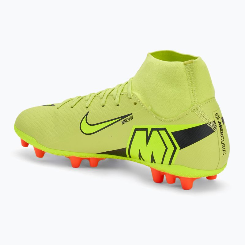 Herren-Fußballschuhe Nike Mercurial Superfly 10 Academy AG limelight/hyper crimson/volt 3