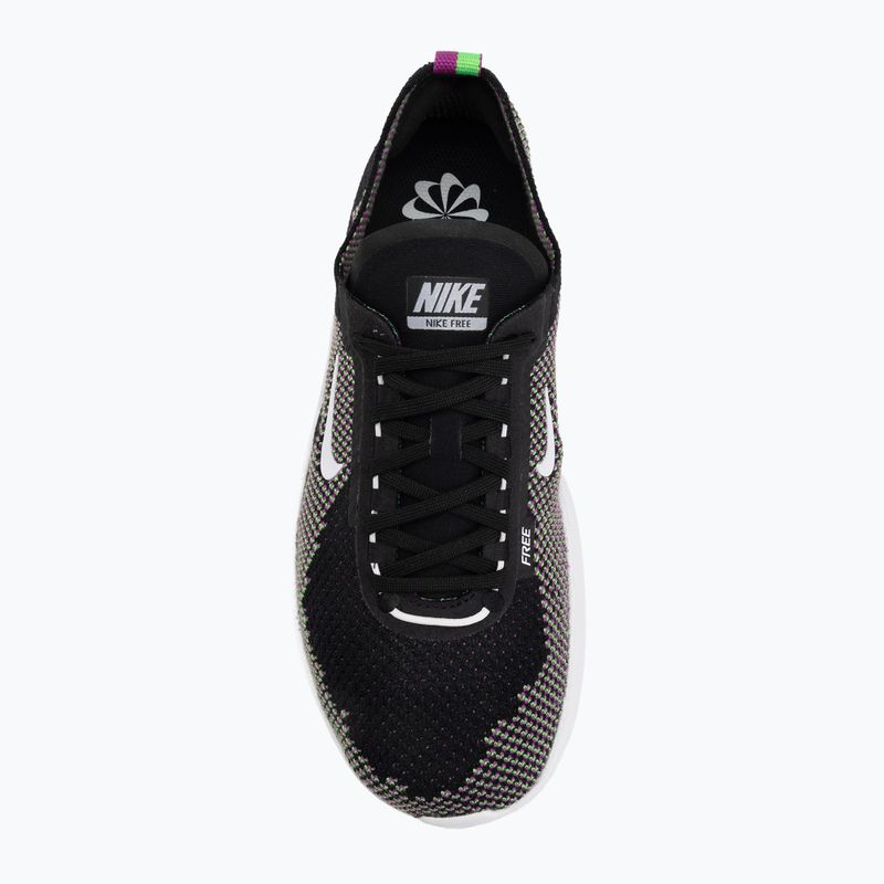 Herren Trainingsschuhe Nike Free 2025 black/white/green strike/vivid purple 5