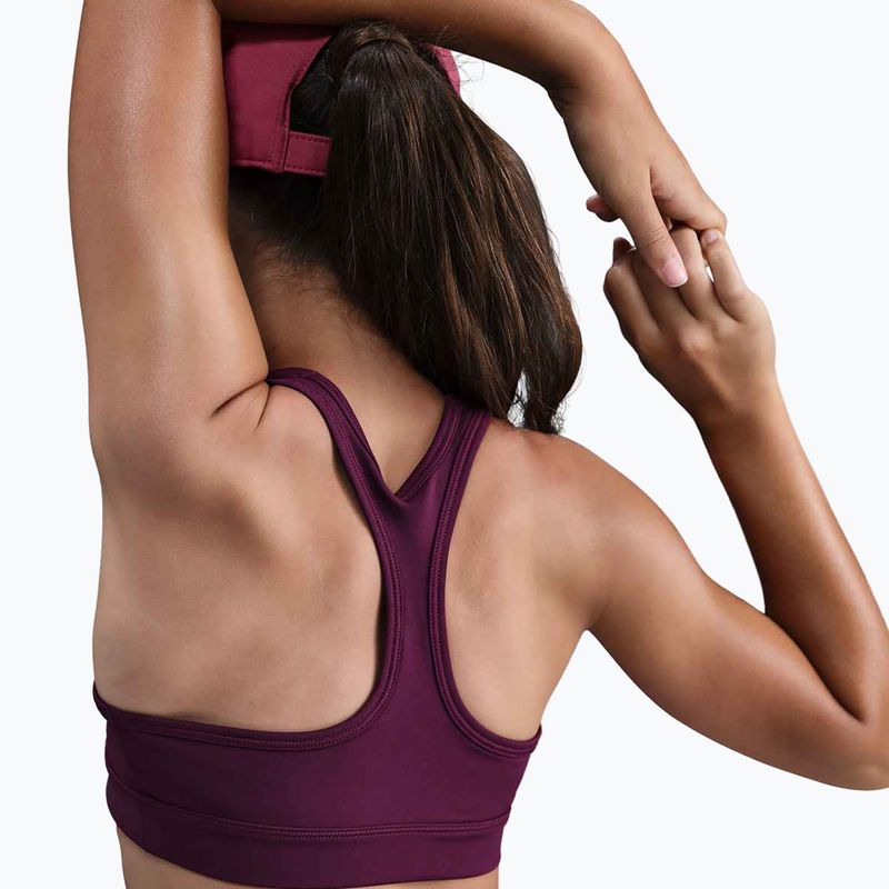 Mädchen-Sport-BH Nike Swoosh burgundy/white 4