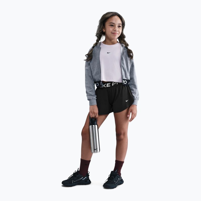 Kindershorts Nike Pro Dri-Fit 2in1 black/black/white 2
