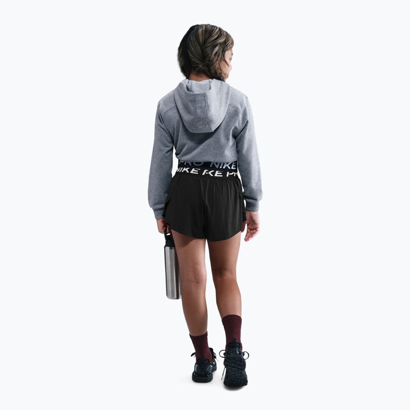 Kindershorts Nike Pro Dri-Fit 2in1 black/black/white 3