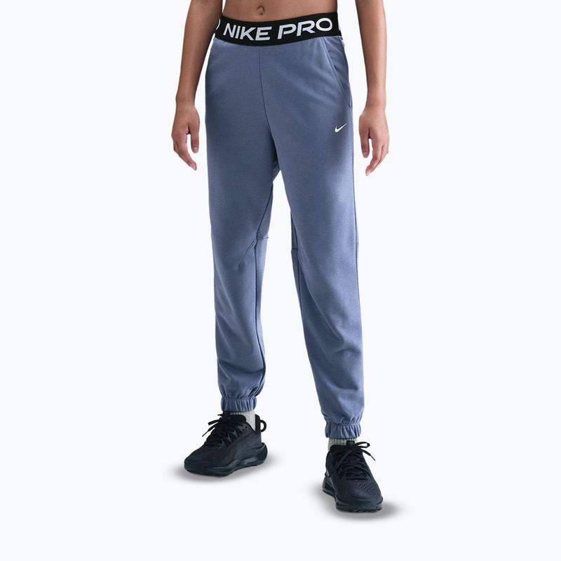 Kinder-Jogginghose Nike Pro Fleece Dri-Fit World Indigo/World Indigo/Black/White