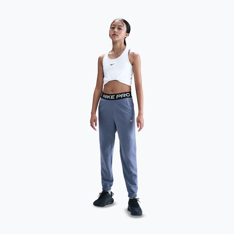 Kinder-Jogginghose Nike Pro Fleece Dri-Fit World Indigo/World Indigo/Black/White 2