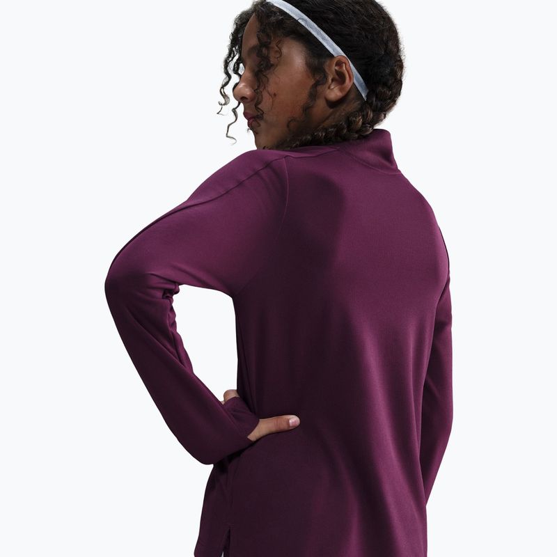 Training-Longsleeve Kinder Nike Dri-Fit 1/4 Zip bordeaux/white 5